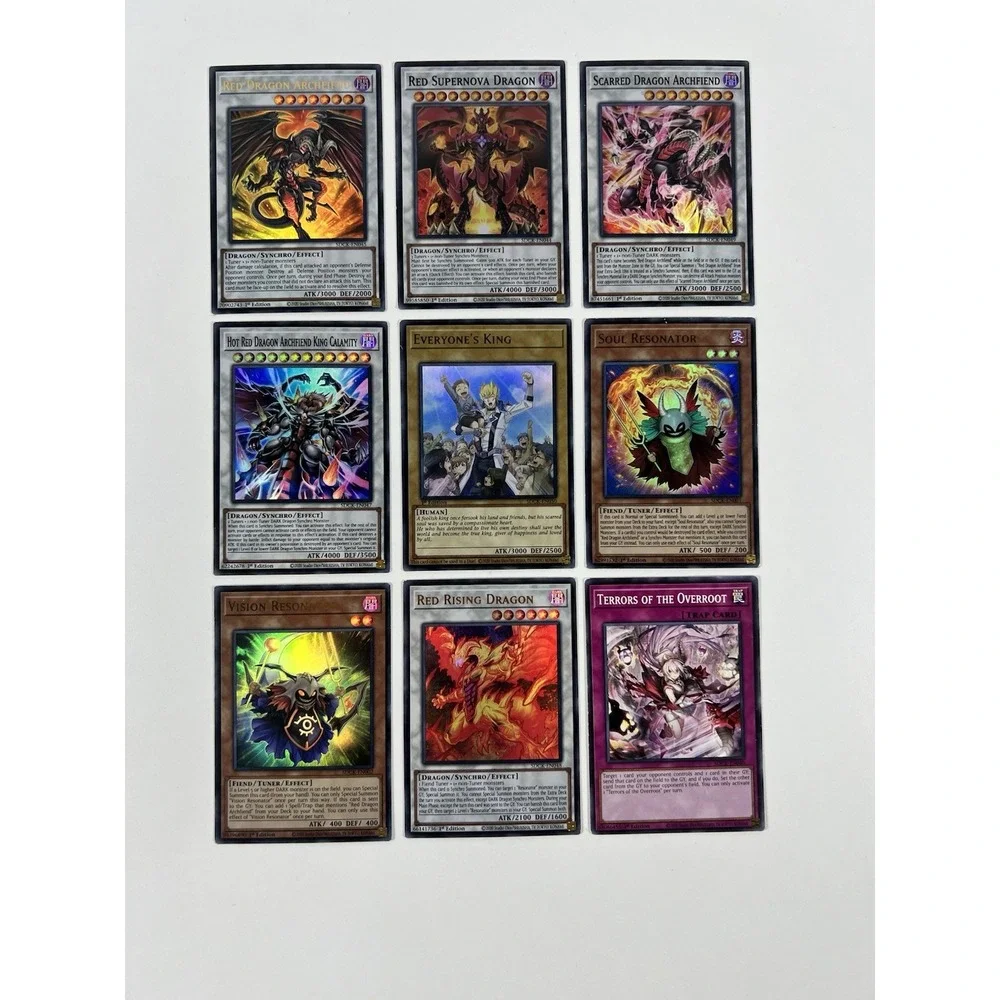 Lot Of 9 Yugioh 1st Edition Cards (Ultra Rare, Rare, And Common)